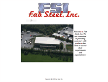 Tablet Screenshot of fabsteelinc.com